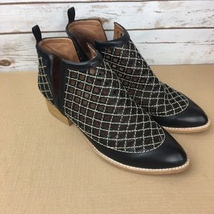 Jeffrey Campbell Taggart Black Leather Booties